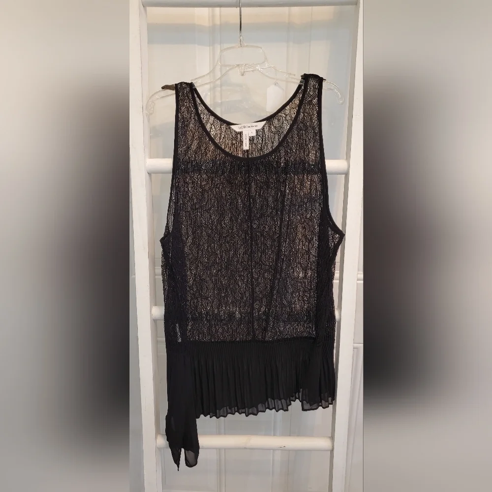 BCBGeneration Sheer Top - Picture 1 of 5